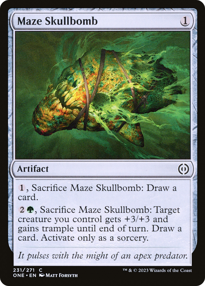 Maze Skullbomb [Phyrexia: All Will Be One] Magic: The Gathering