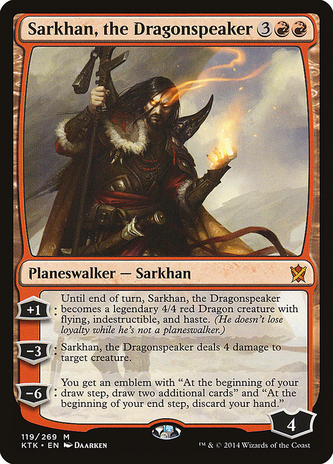 Sarkhan, the Dragonspeaker [Khans of Tarkir] Magic: The Gathering