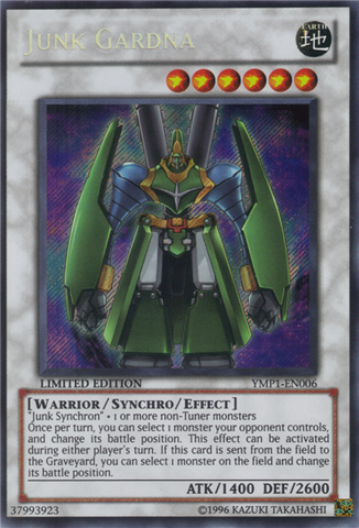 Junk Gardna [YMP1-EN006] Secret Rare Yu-Gi-Oh!