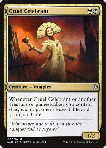 Cruel Celebrant [War of the Spark] Magic: The Gathering