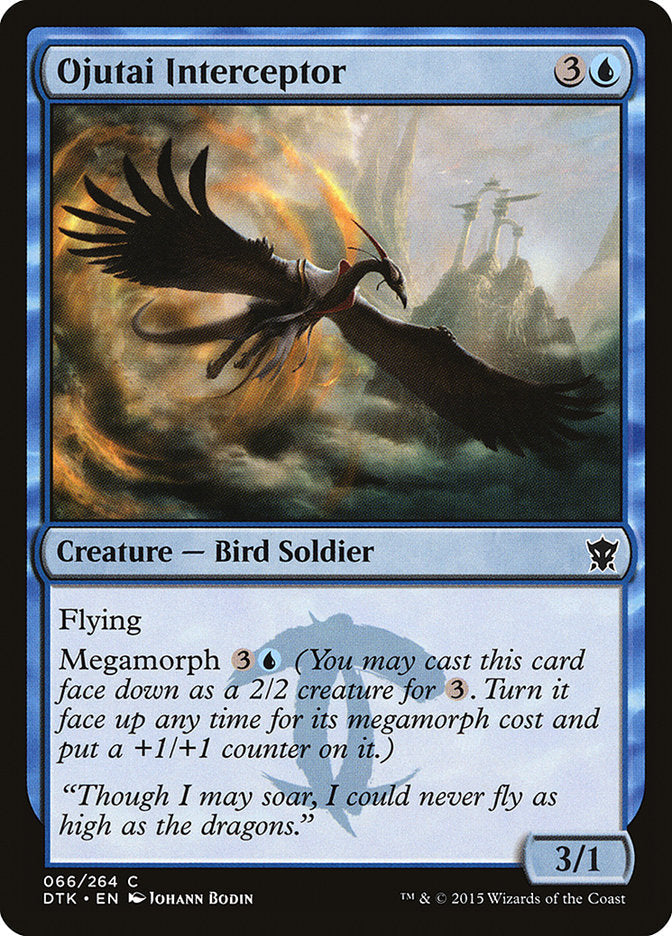 Ojutai Interceptor [Dragons of Tarkir] Magic: The Gathering