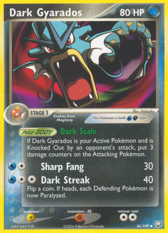 Dark Gyarados (36/109) [EX: Team Rocket Returns] Pokémon
