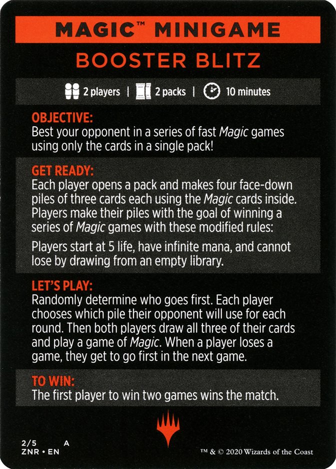 Booster Blitz (Magic Minigame) [Zendikar Rising Minigame] Magic: The Gathering