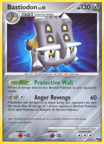 Bastiodon (1/17) [POP Series 6] Pokémon