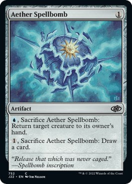Aether Spellbomb [Jumpstart 2022] Magic: The Gathering