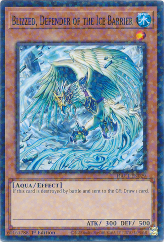 Blizzed, Defender of the Ice Barrier (Duel Terminal) [HAC1-EN029] Common Yu-Gi-Oh!