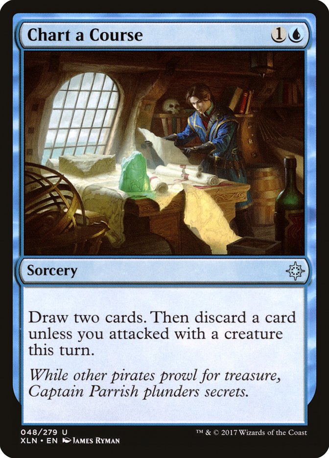 Chart a Course [Ixalan] Magic: The Gathering