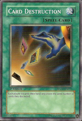 Card Destruction [SDZW-EN031] Common Yu-Gi-Oh!