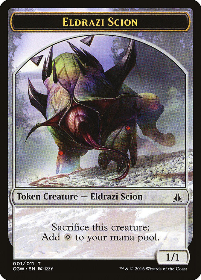 Eldrazi Scion Token (001/011) [Oath of the Gatewatch Tokens] Magic: The Gathering