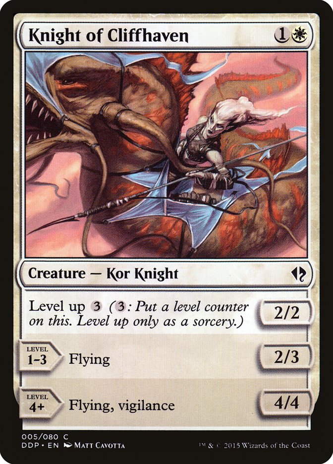Knight of Cliffhaven [Duel Decks: Zendikar vs. Eldrazi] Magic: The Gathering