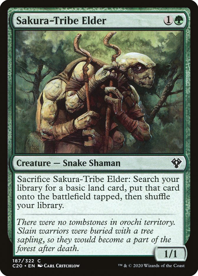 Sakura-Tribe Elder [Commander 2020] Magic: The Gathering