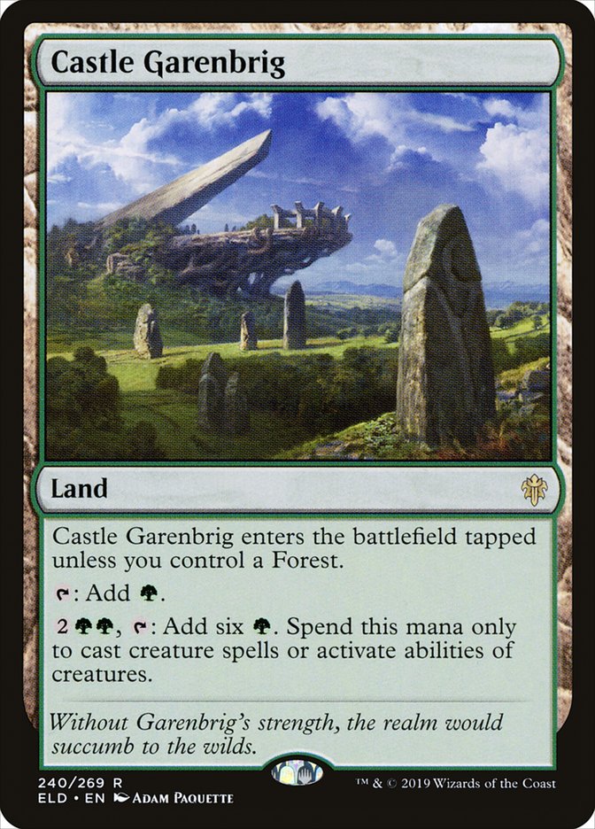 Castle Garenbrig [Throne of Eldraine] Magic: The Gathering