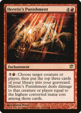 Heretic's Punishment [Innistrad] Magic: The Gathering