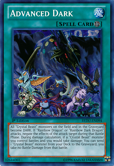 Advanced Dark [REDU-EN094] Secret Rare Yu-Gi-Oh!