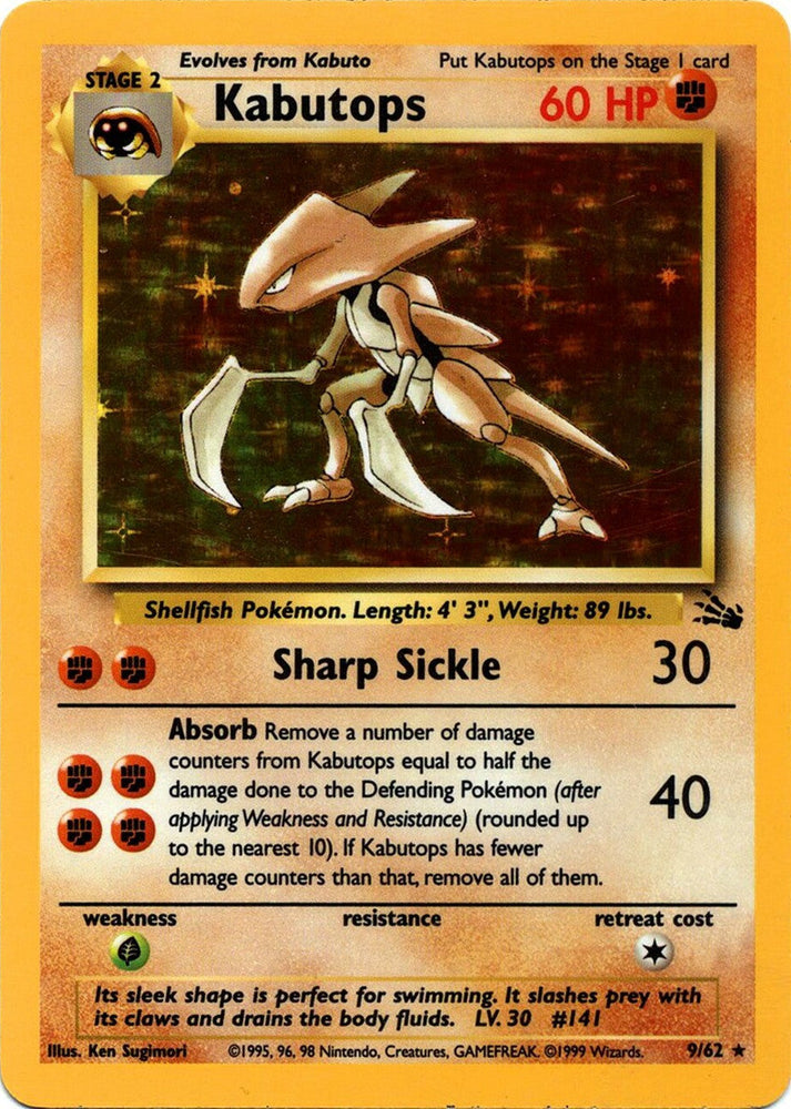 Kabutops (9/62) [Fossil Unlimited] Pokémon