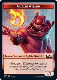 Goblin Wizard // Treasure Double-Sided Token [Core Set 2021 Tokens] Magic: The Gathering