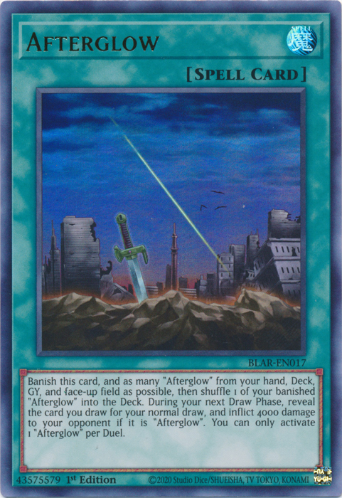 Afterglow [BLAR-EN017] Ultra Rare Yu-Gi-Oh!