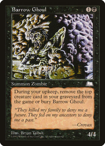 Barrow Ghoul [Weatherlight] Magic: The Gathering