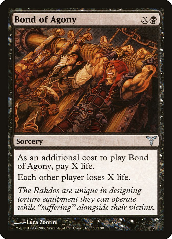 Bond of Agony [Dissension] Magic: The Gathering
