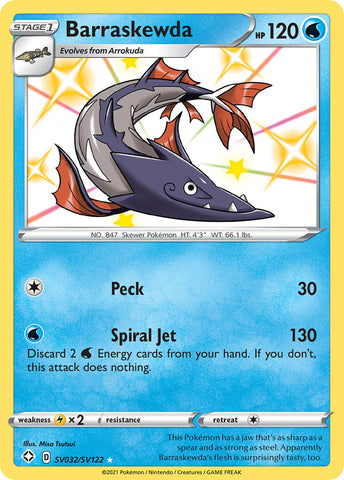 Barraskewda (SV032/SV122) [Sword & Shield: Shining Fates] Pokémon