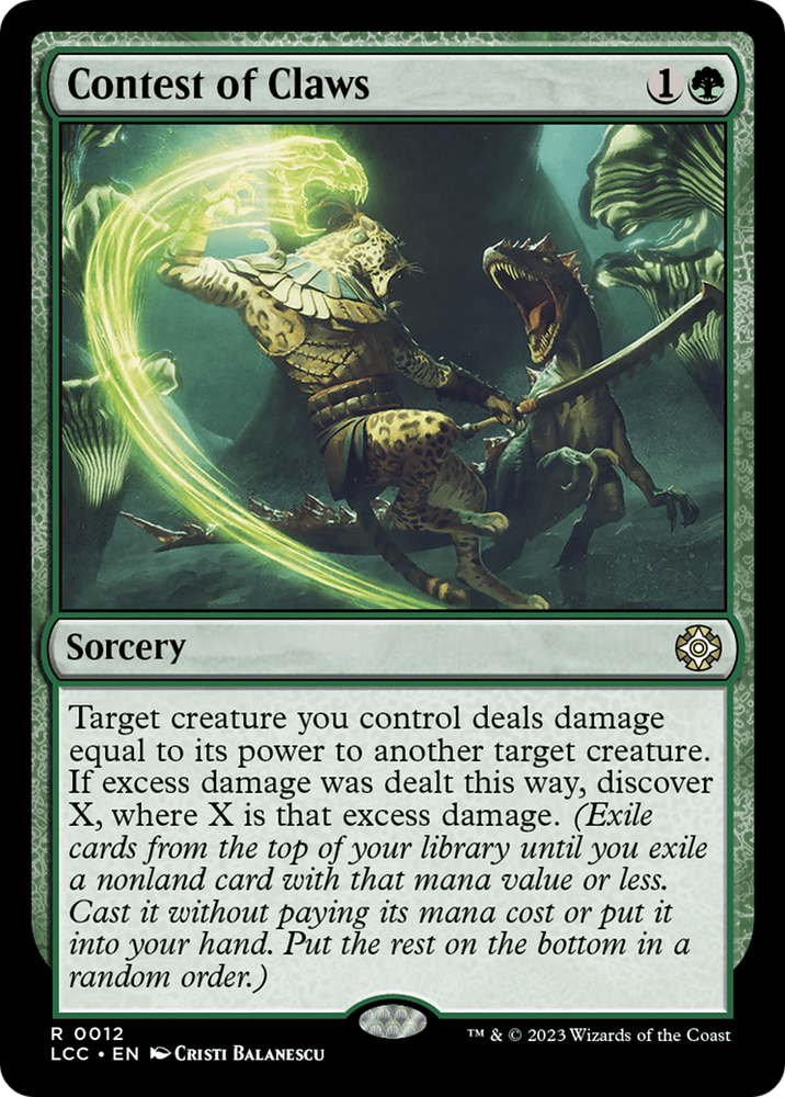 Contest of Claws [The Lost Caverns of Ixalan Commander] Magic: The Gathering