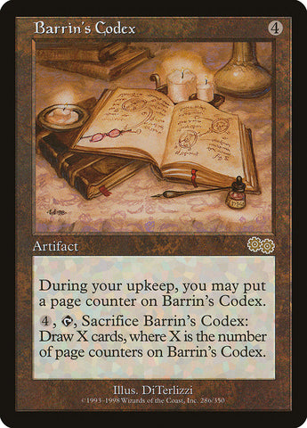 Barrin's Codex [Urza's Saga] Magic: The Gathering