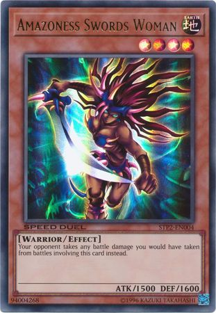 Amazoness Swords Woman [STP2-EN004] Ultra Rare Yu-Gi-Oh!