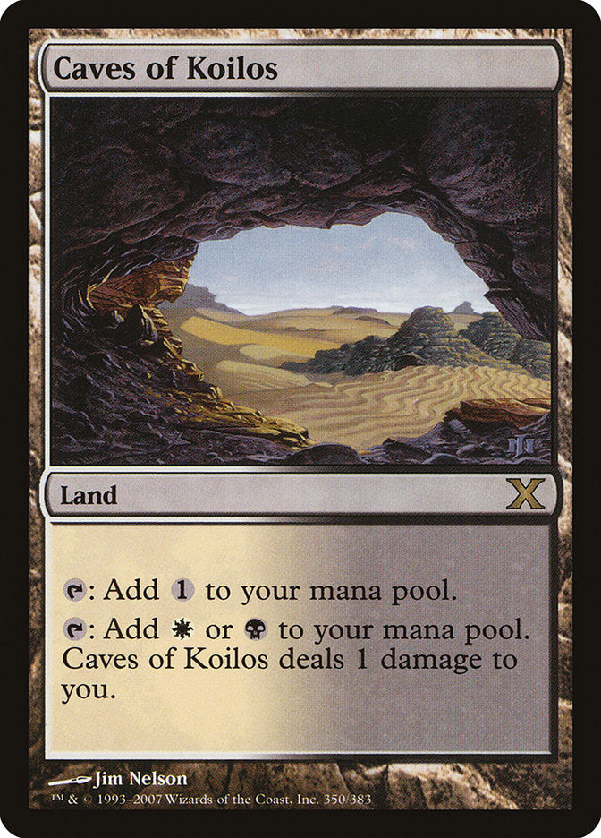 Caves of Koilos [Tenth Edition] Magic: The Gathering
