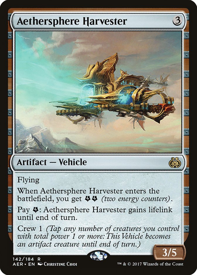 Aethersphere Harvester [Aether Revolt] Magic: The Gathering