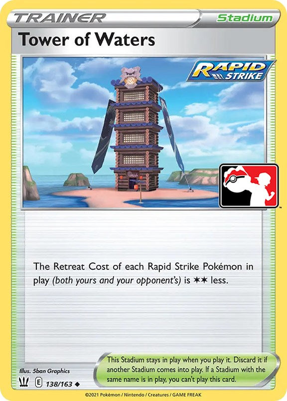 Tower of Waters (138/163) [Prize Pack Series One] Pokémon