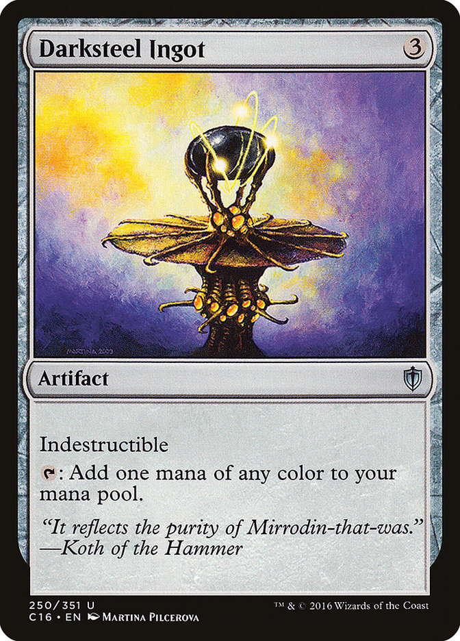 Darksteel Ingot [Commander 2016] Magic: The Gathering