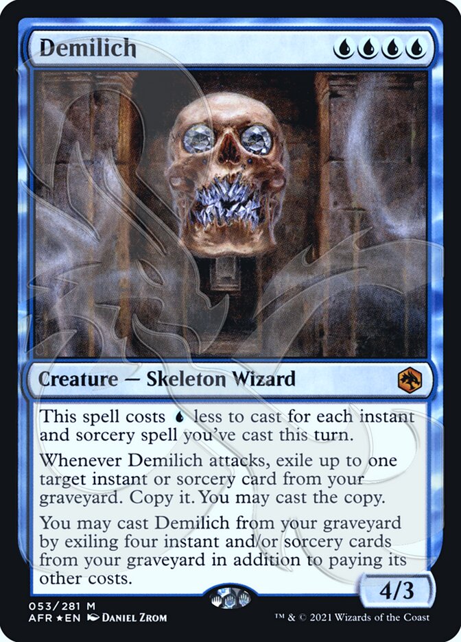 Demilich (Ampersand Promo) [Dungeons & Dragons: Adventures in the Forgotten Realms Promos] Magic: The Gathering
