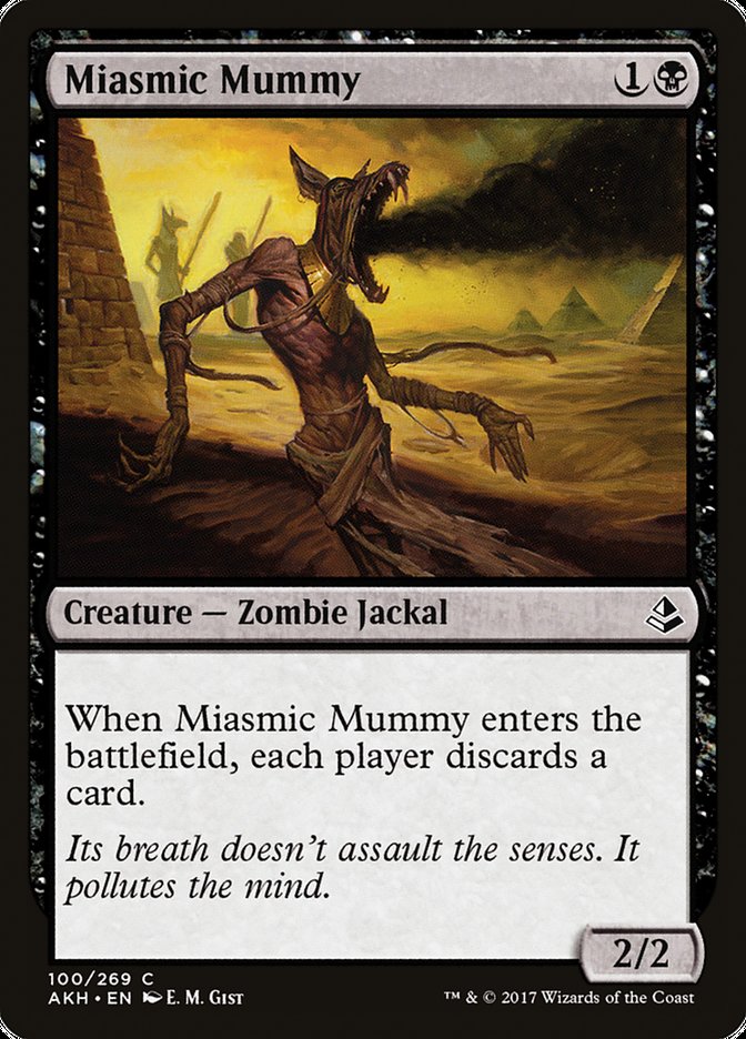 Miasmic Mummy [Amonkhet] Magic: The Gathering