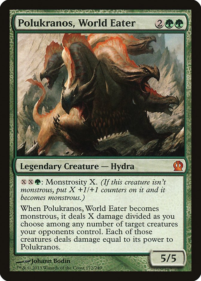 Polukranos, World Eater [Theros] Magic: The Gathering