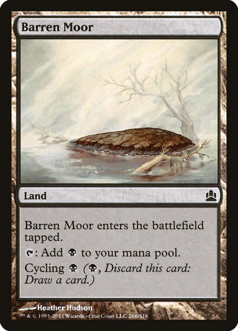 Barren Moor [Commander 2011] Magic: The Gathering