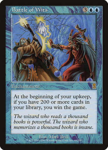 Battle of Wits [Odyssey] Magic: The Gathering