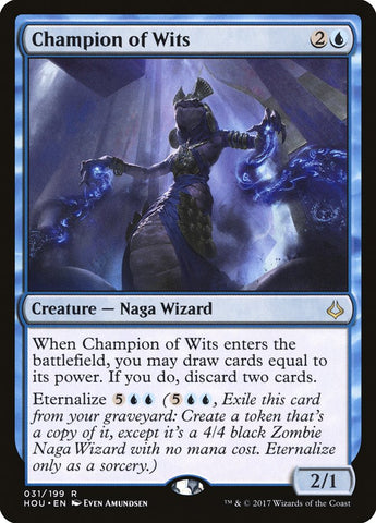 Champion of Wits [Hour of Devastation] Magic: The Gathering