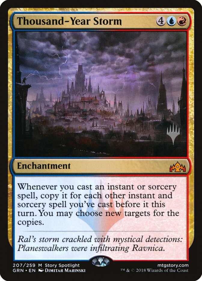 Thousand-Year Storm [Guilds of Ravnica Promos] Magic: The Gathering
