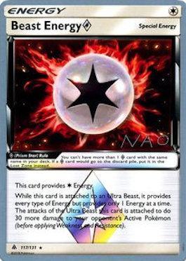 Beast Energy Prism Star (117/131) (Buzzroc - Naohito Inoue) [World Championships 2018] Pokémon