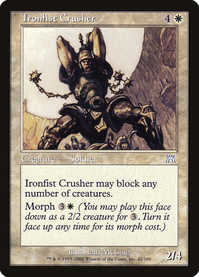 Ironfist Crusher [Onslaught] Magic: The Gathering