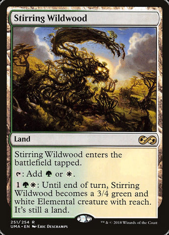 Stirring Wildwood [Ultimate Masters] Magic: The Gathering