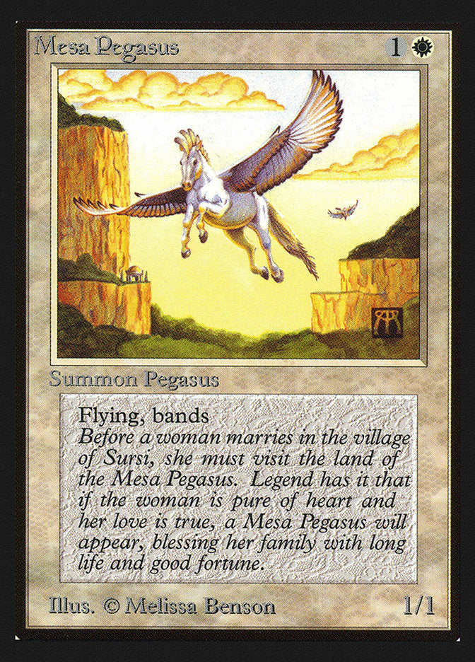 Mesa Pegasus [International Collectors' Edition] Magic: The Gathering