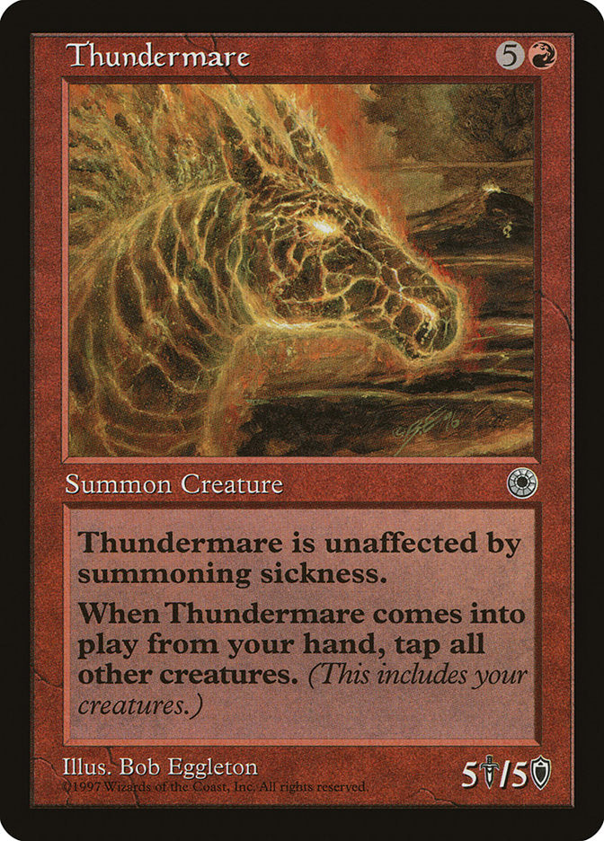 Thundermare [Portal] Magic: The Gathering