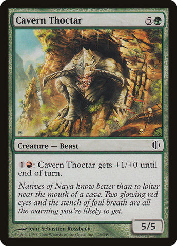 Cavern Thoctar [Shards of Alara] Magic: The Gathering