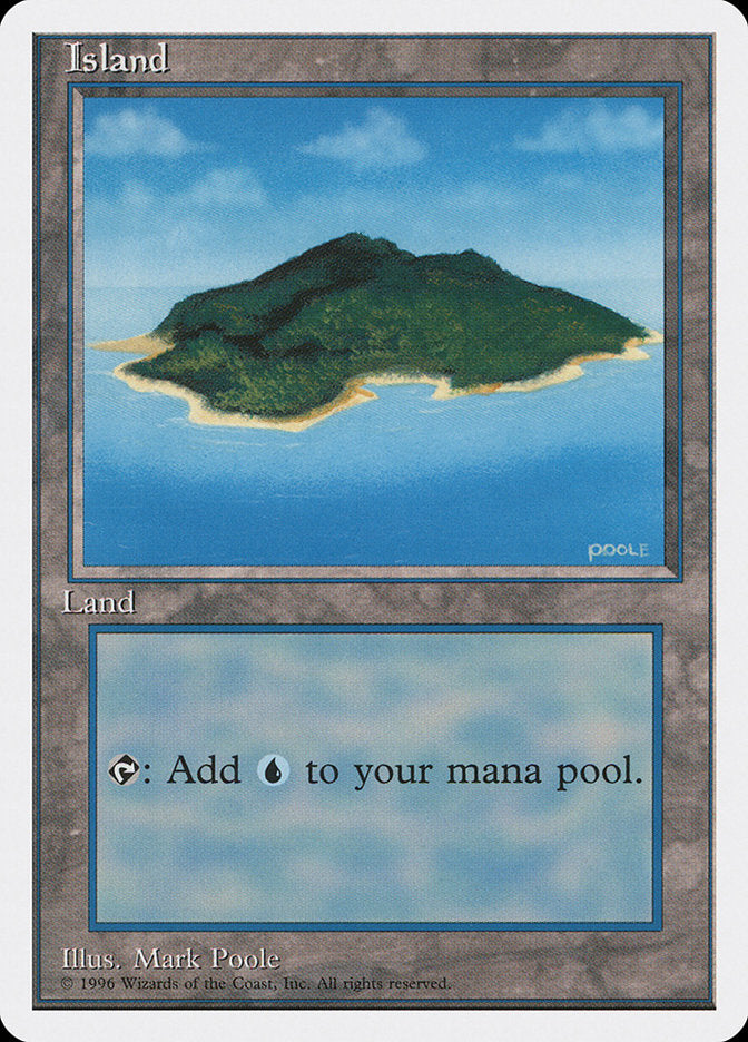 Island (White Clouds) [Introductory Two-Player Set] Magic: The Gathering