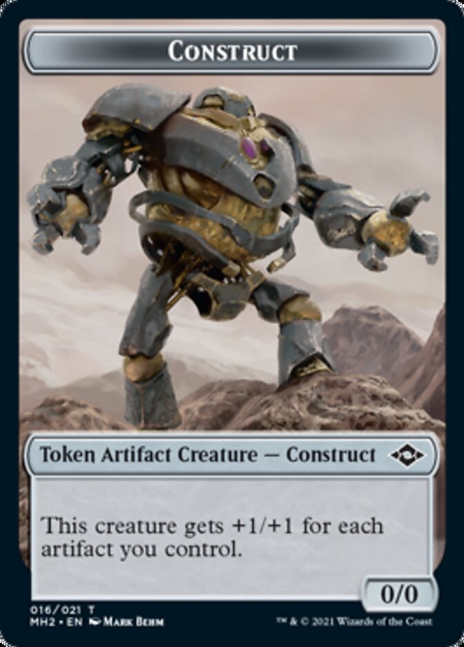 Construct // Food (18) Double-Sided Token [Modern Horizons 2 Tokens] Magic: The Gathering
