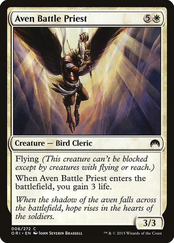 Aven Battle Priest [Magic Origins] Magic: The Gathering