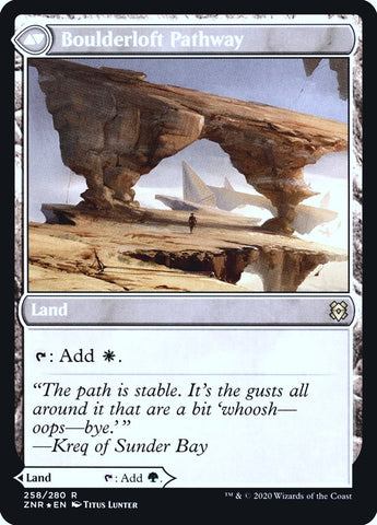 Branchloft Pathway // Boulderloft Pathway [Zendikar Rising Prerelease Promos] Magic: The Gathering