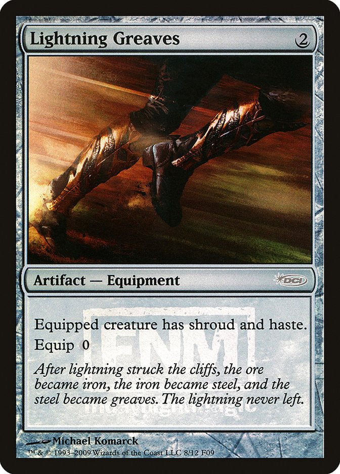 Lightning Greaves [Friday Night Magic 2009] Magic: The Gathering