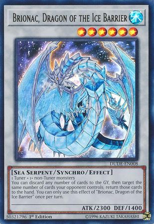 Brionac, Dragon of the Ice Barrier [DUDE-EN008] Ultra Rare Yu-Gi-Oh!